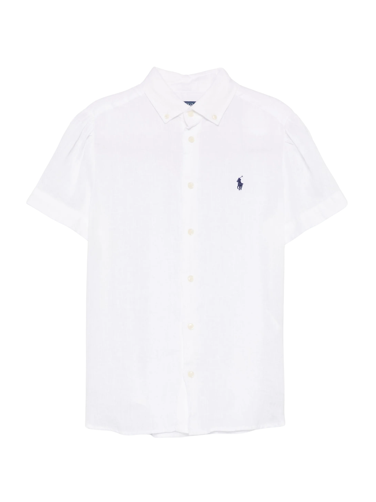 RALPH LAUREN WOMEN Linen Short-sleeve Shirt White