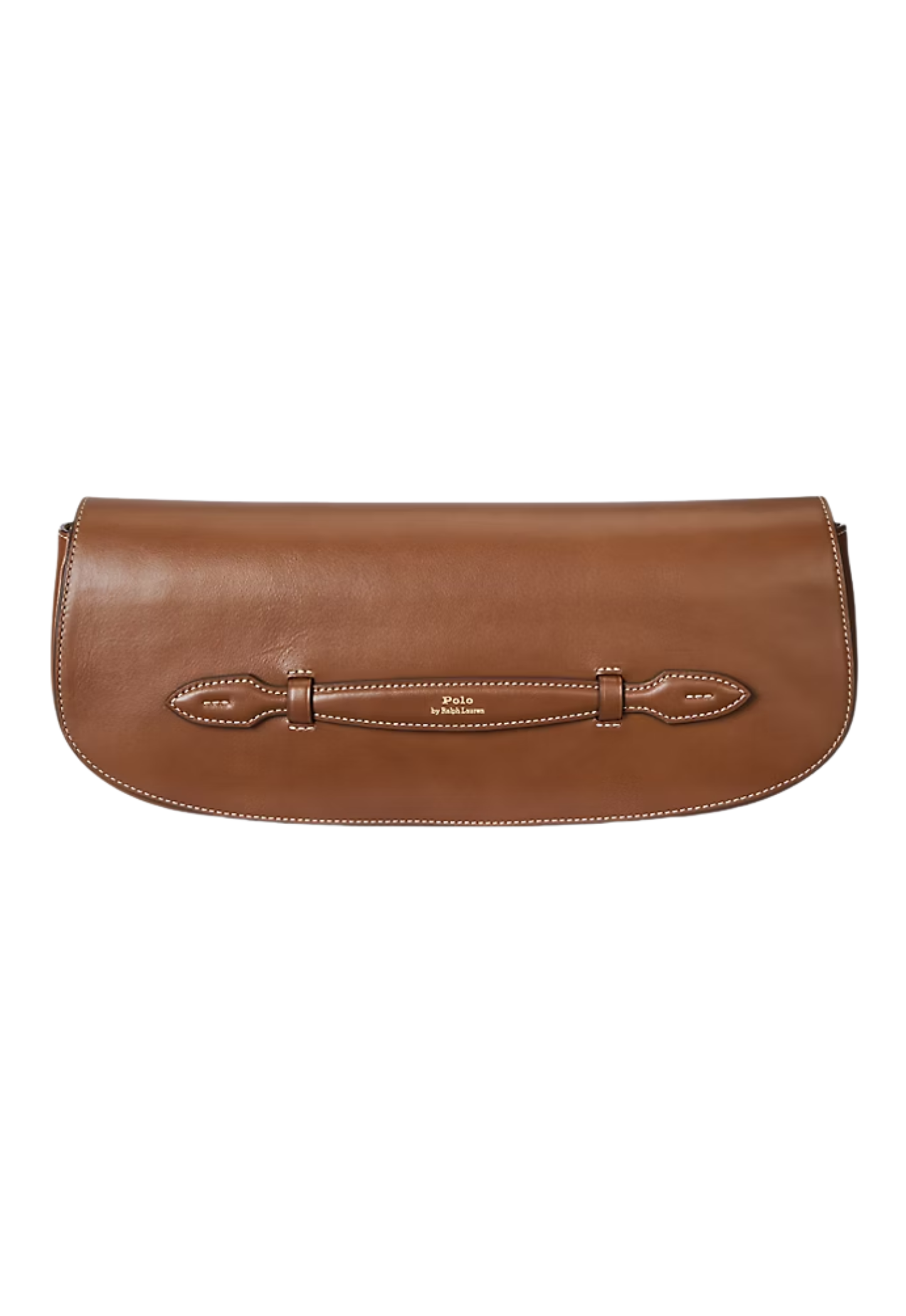 RALPH LAUREN WOMEN Bellport Leather Long-Flap Clutch Cuoio