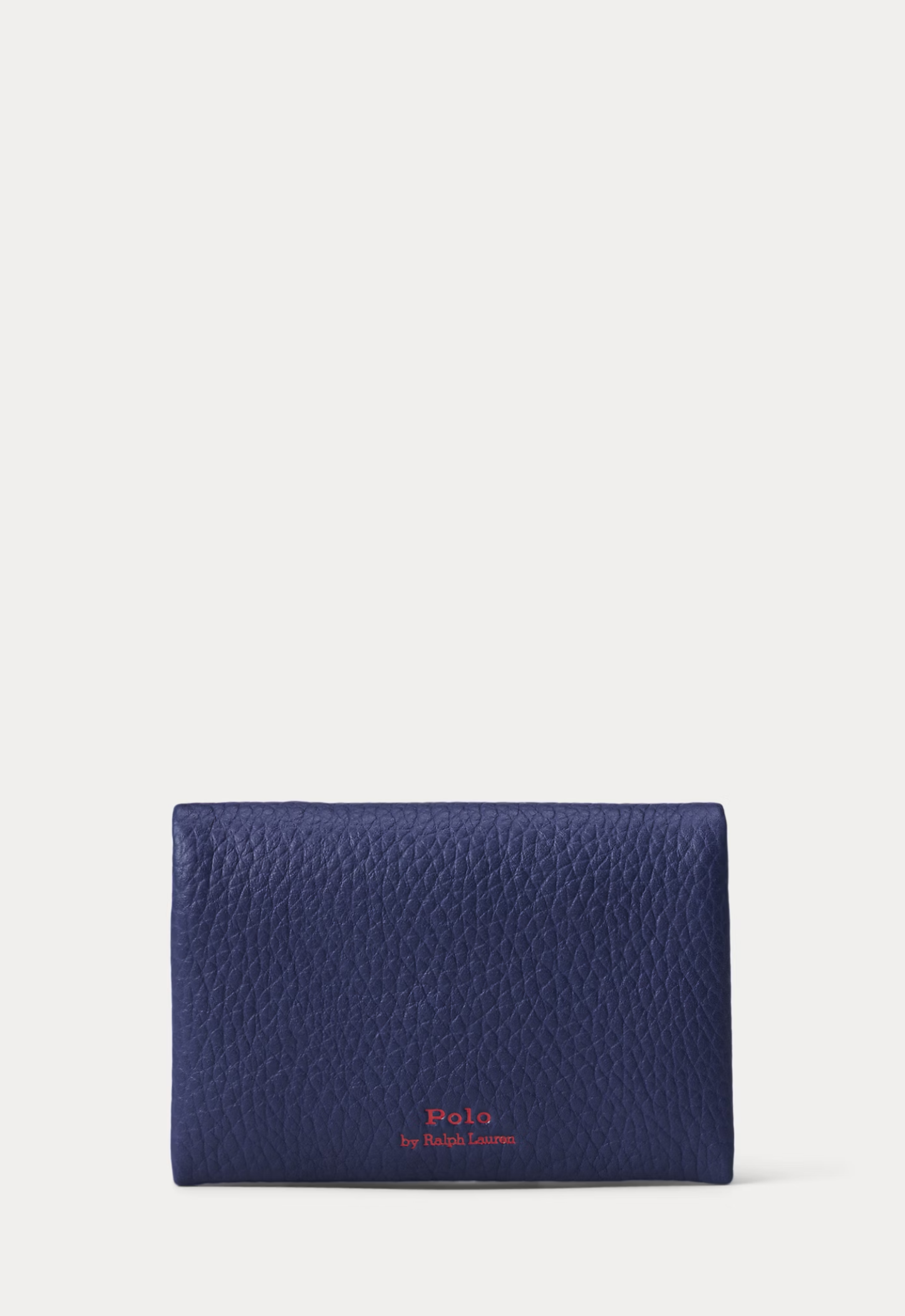 RALPH LAUREN WOMENS Polo Play Leather Snap Card Case Ink