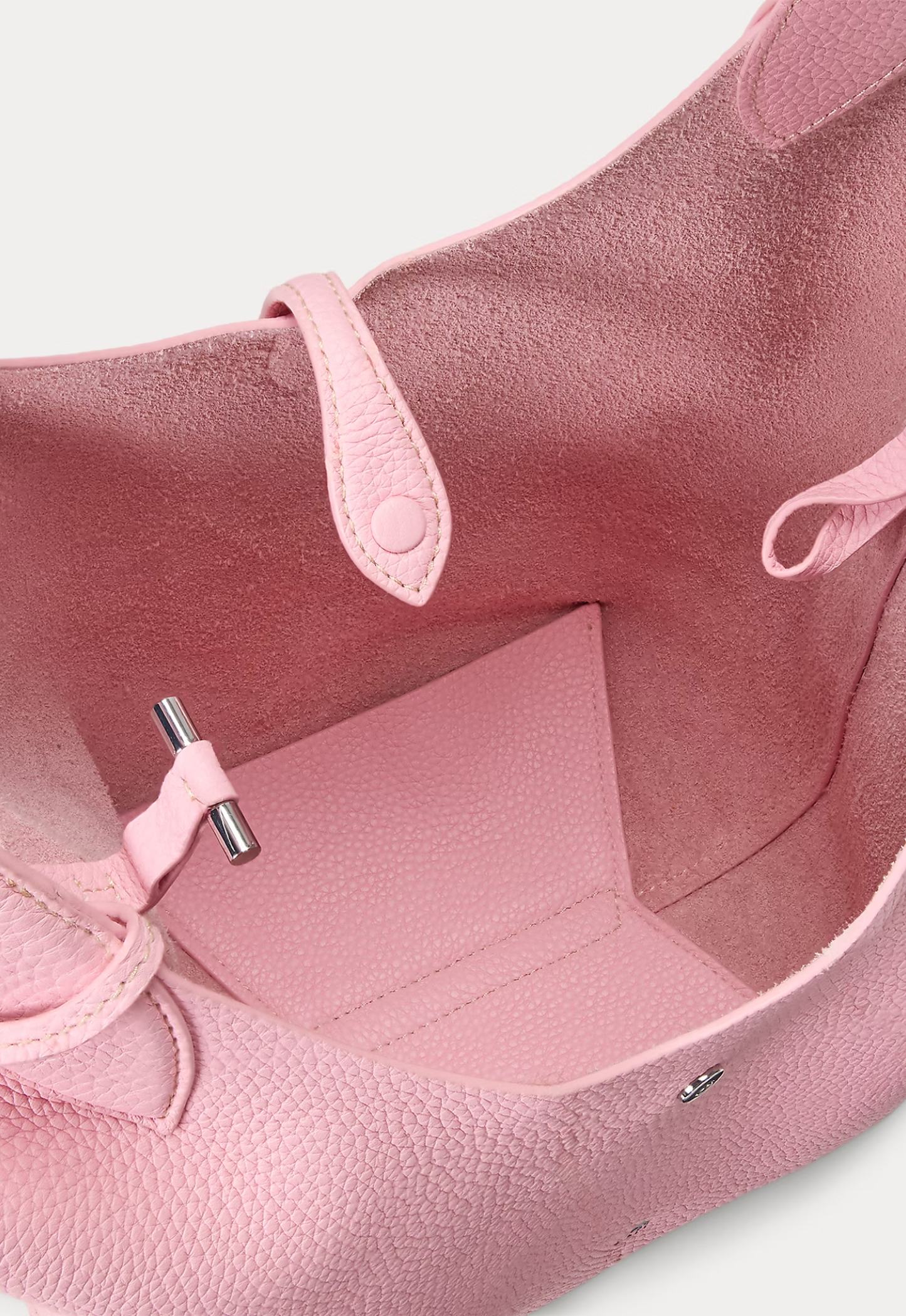RALPH LAUREN WOMEN Polo Play Leather Tote Cotton Candy