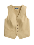 RALPH LAUREN WOMEN Hemp Vest Dune Tan